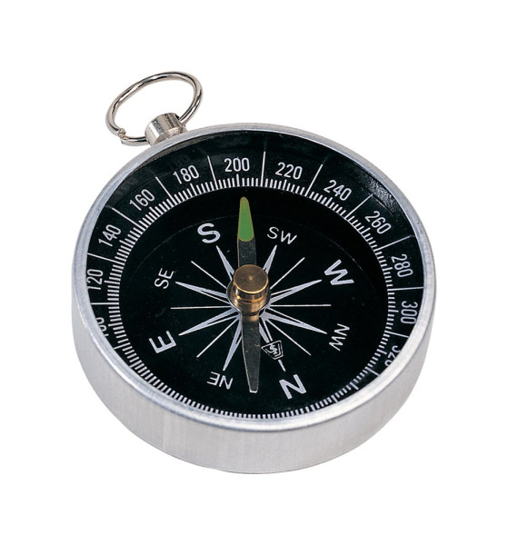 Nansen - metalen kompas met sleutelring 