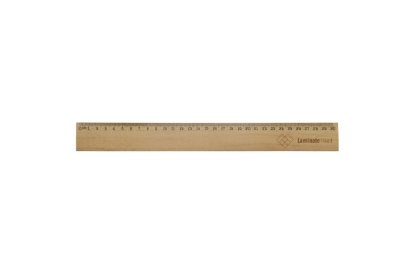 Houten liniaal 30cm
