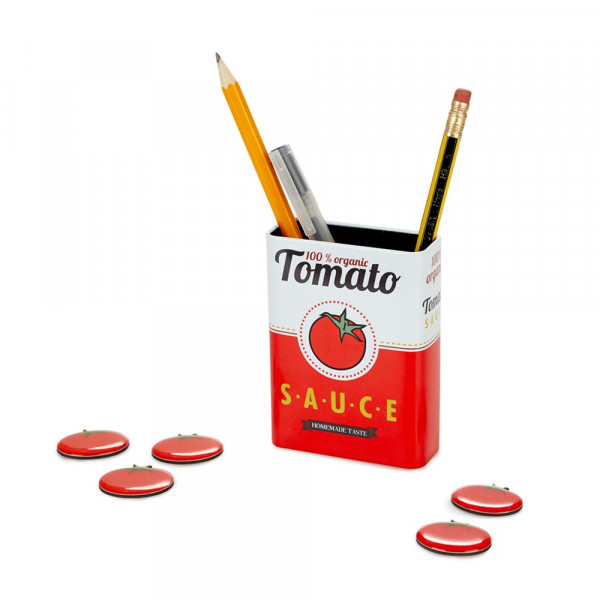 Magnetische penhouder,Tomato Sauce,5 magneten