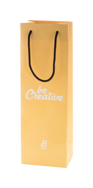 CreaShop W - custom made, papieren winkeltas. voor wijnflessen.