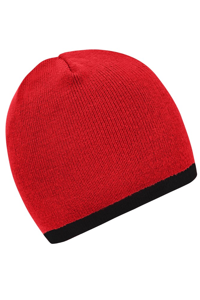 Beanie with Contrasting Border