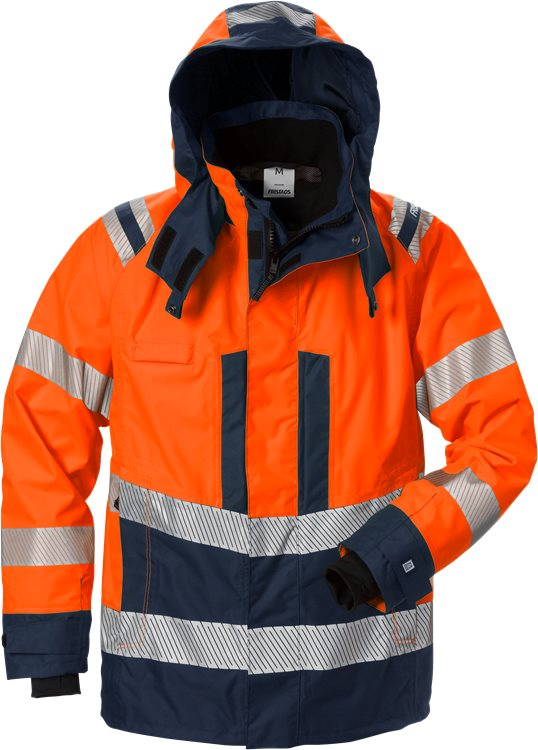 Hi-Vis Oranje/Marineblauw