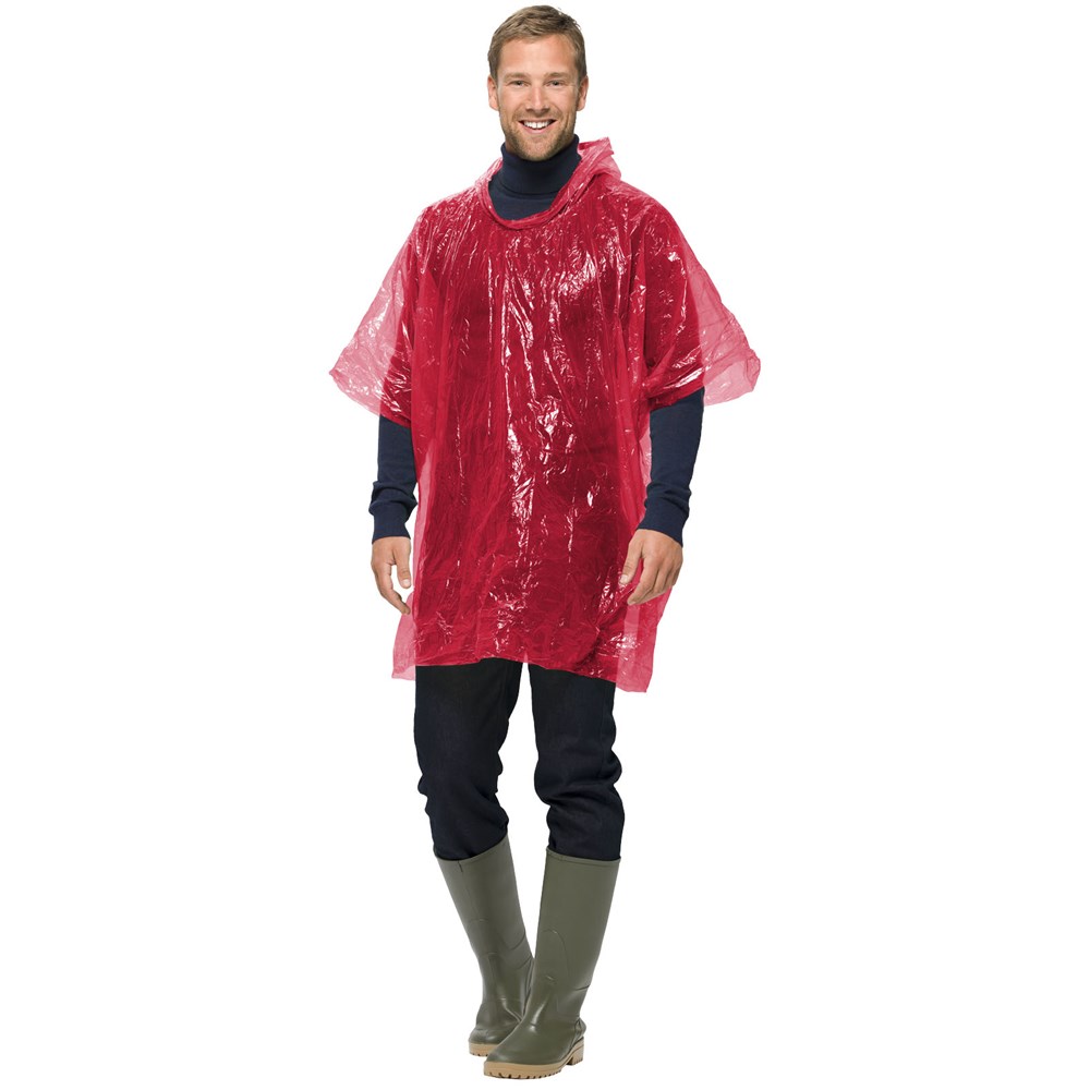 Xina regenponcho in bal met sleutelhanger