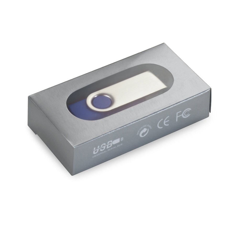 CLAUDIUS 32 GB. 32 GB USB-stick met metalen clip