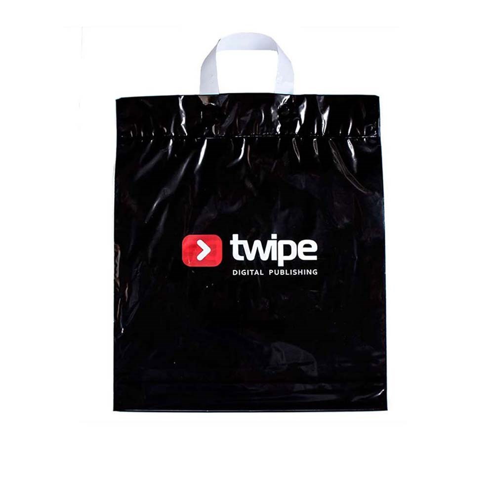 Plastic tas 30 x 45 x 7,5 cm, 48 micron, ldpe, lushandvat, 2 zijden