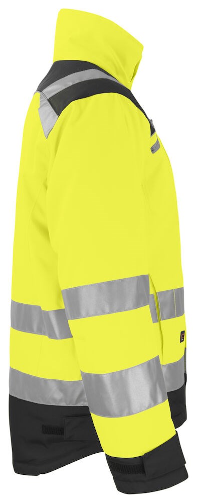 Jobman - 1346 Hi-Vis Winter Jacket Star Geel/Zwart XS