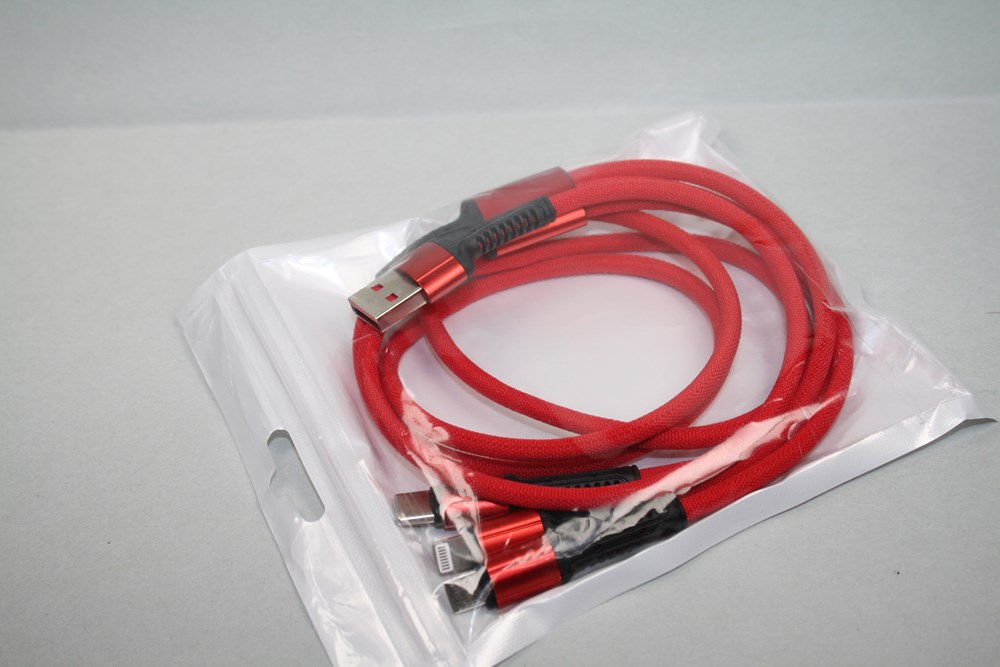 3in1 Cable "Flex" rood