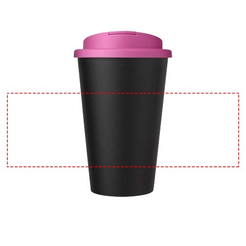 Americano® Eco 350 ml gerecyclede beker met spill-proof deksel