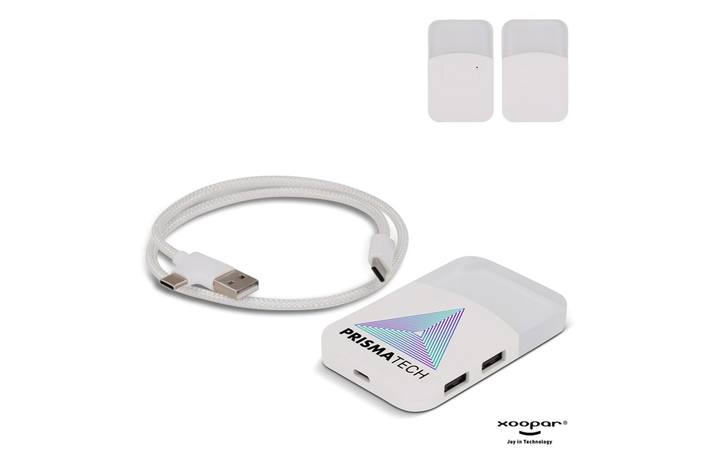 2598 | Xoopar iLo Mini Hub– 4 in 1 Adapter – USB 2.0 Data Transfer - Splitter