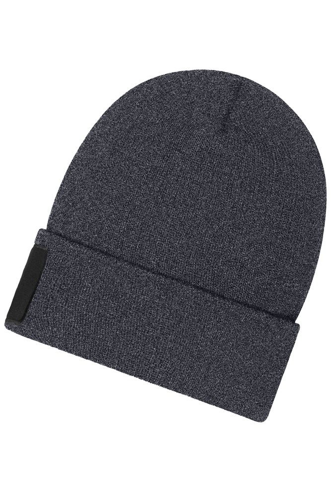 Beanie with Patch (10cm x 5cm)- Thinsulate