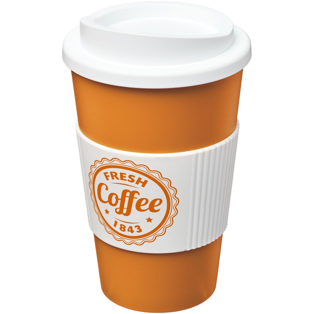 Americano® 350 ml geïsoleerde beker met grip