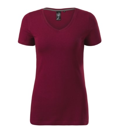 Action V-neck garnet