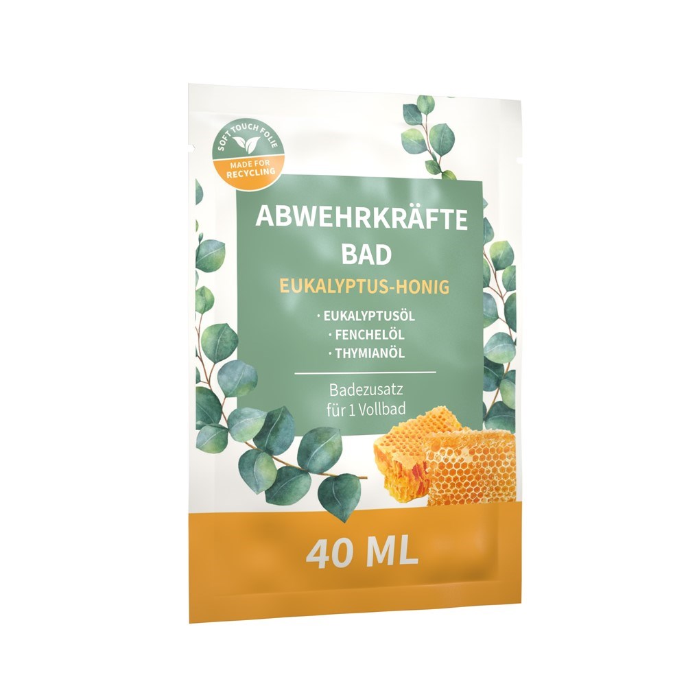 40 ml Bad voor Immuunsysteem "Eucalyptus-Honing" (sachet)