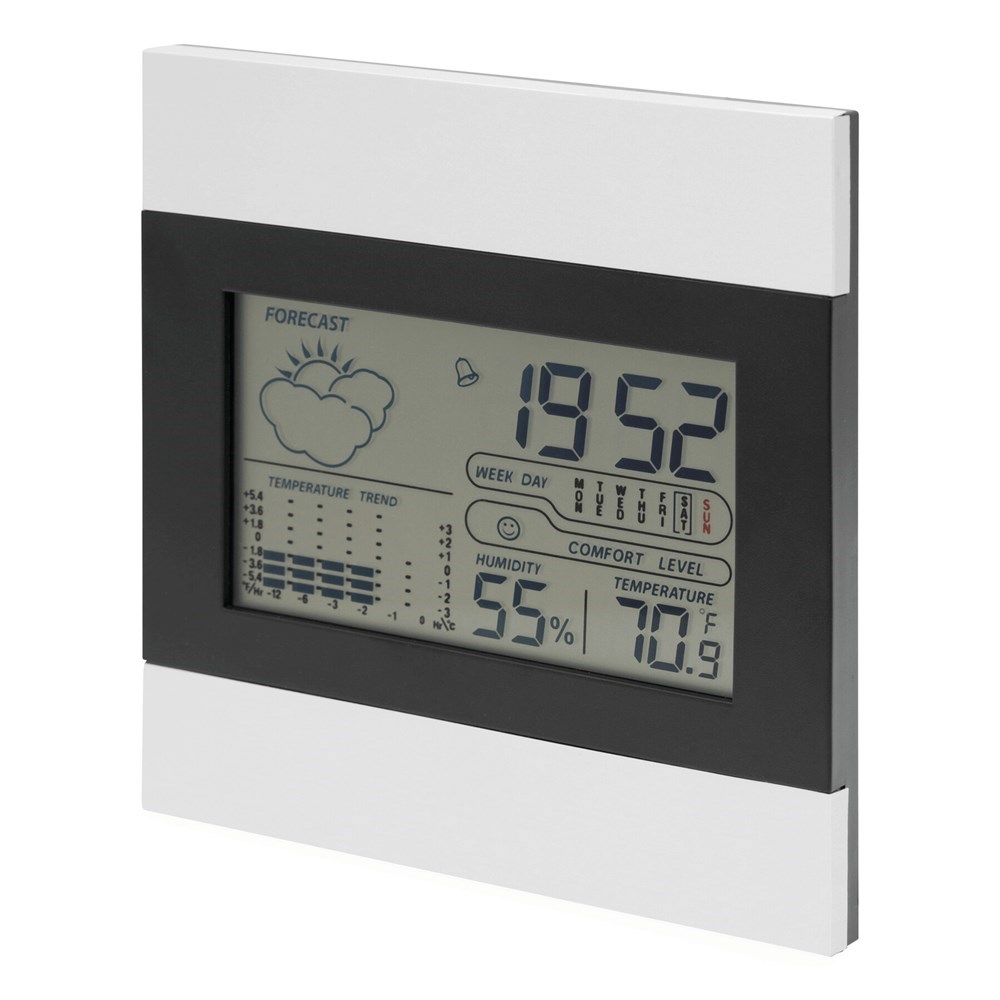 Weerstation met alarm en aluminium cover SHINY DAY