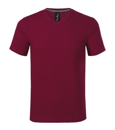 Action V-neck garnet