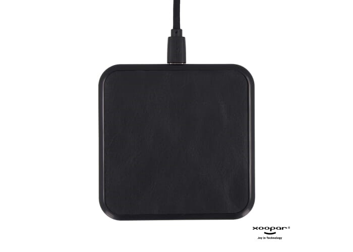 2259 | Xoopar Iné Wireless Fast Charger - Recycled Leather 15W