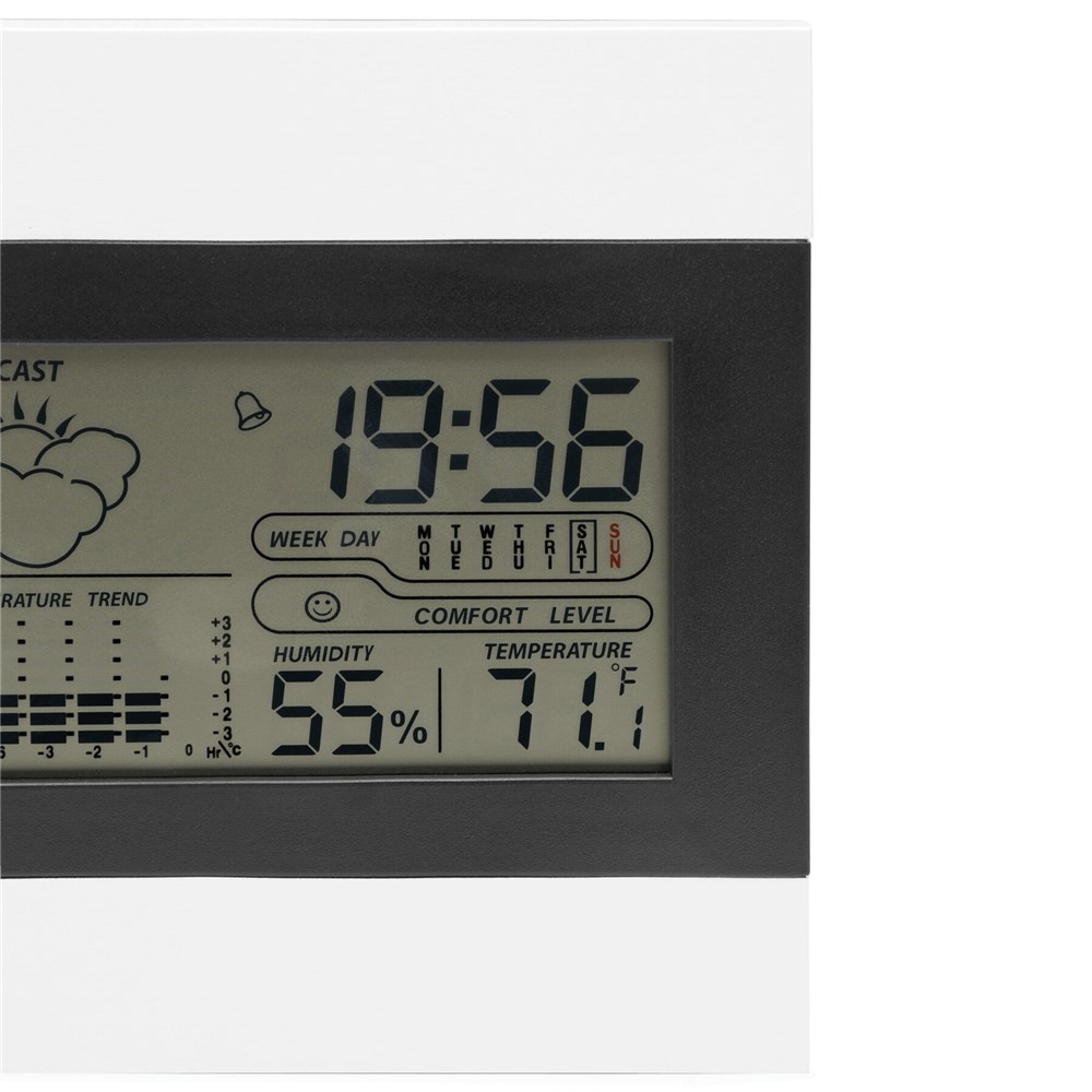 Weerstation met alarm en aluminium cover SHINY DAY