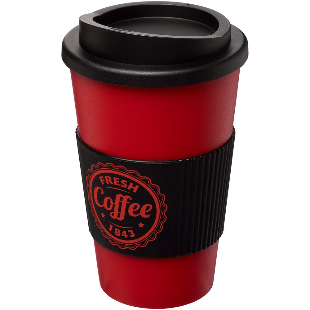 Americano® 350 ml geïsoleerde beker met grip