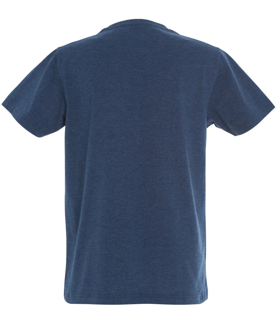 Clique - New Classic-T Blauw Melange XS