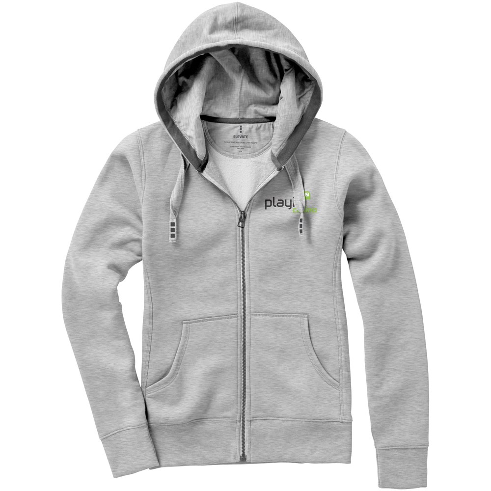 Arora dames hoodie met ritssluiting