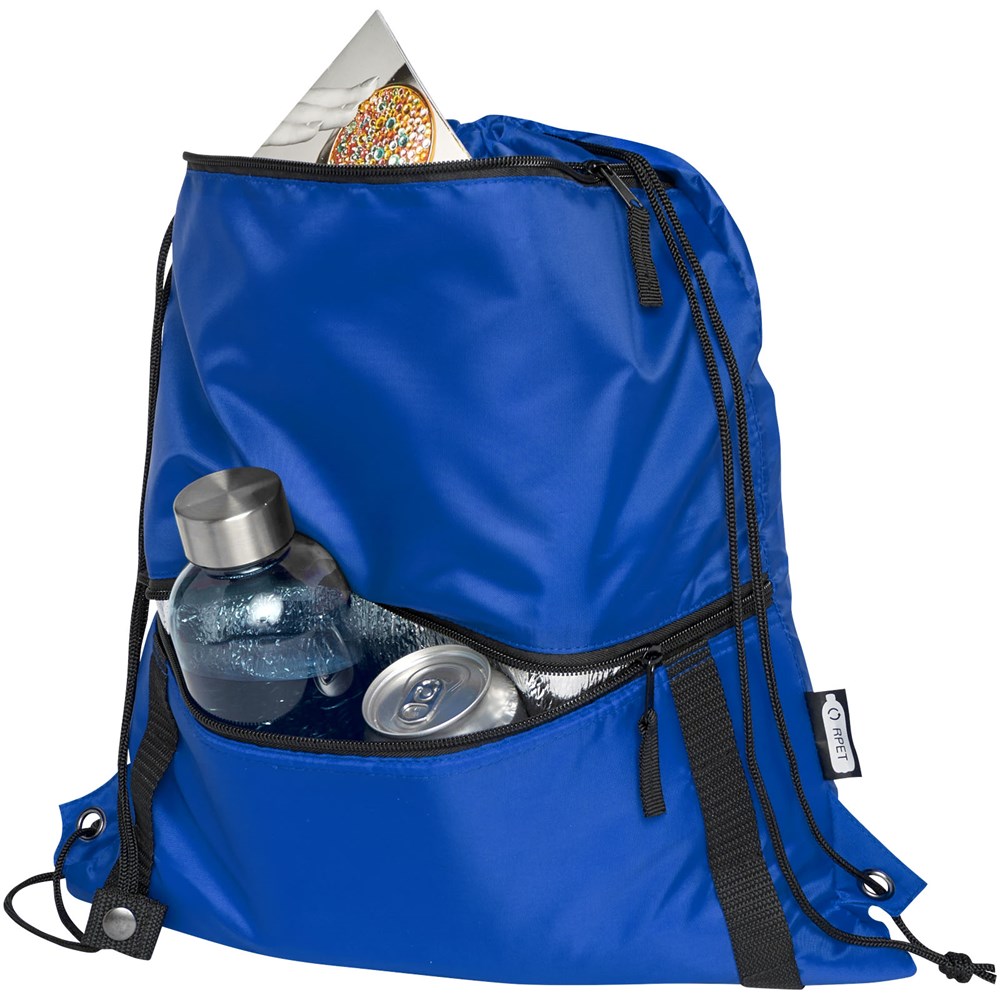 Adventure gerecyclede geïsoleerde tas met trekkoord 9L