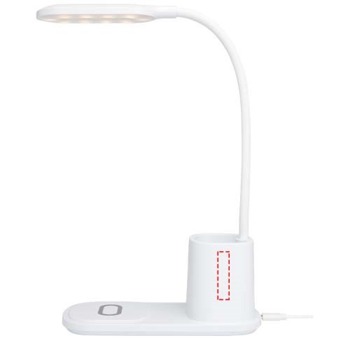 Bright bureaulamp en organizer met draadloze oplader