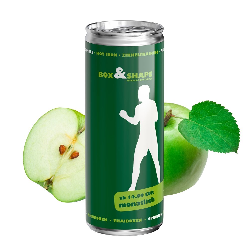 Apfelspritzer "sprankelend", 250 ml, Body Label