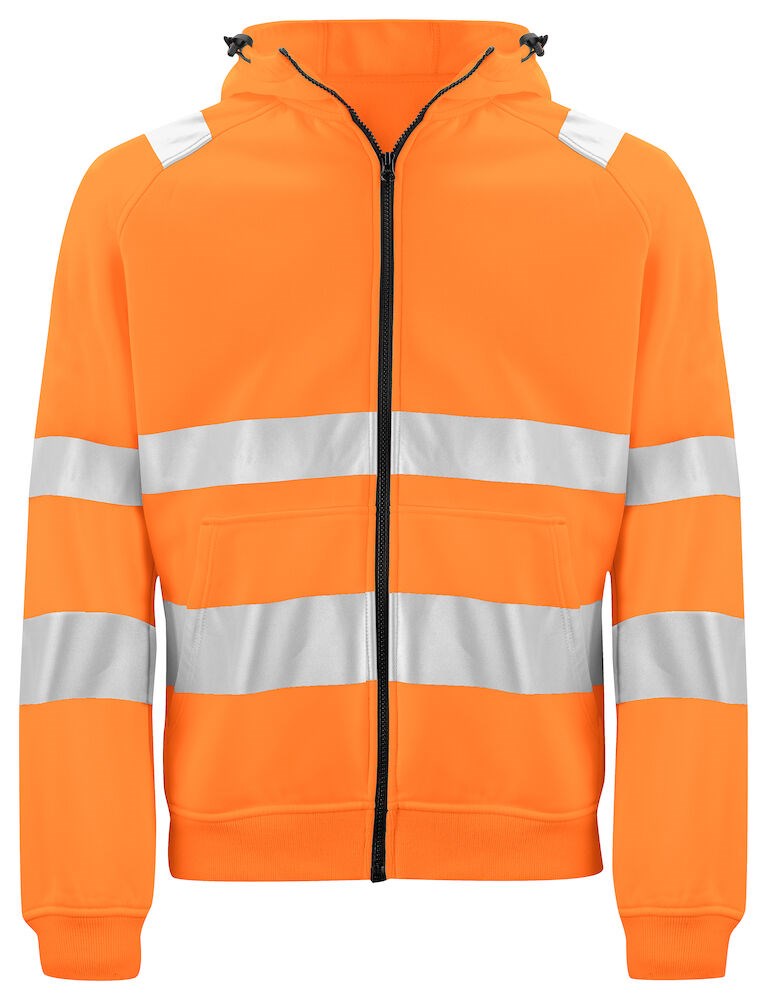 6132 SIGNALISATIE HOODIE EN ISO 20471 KLASSE 3/2 Oranje/Zwart M