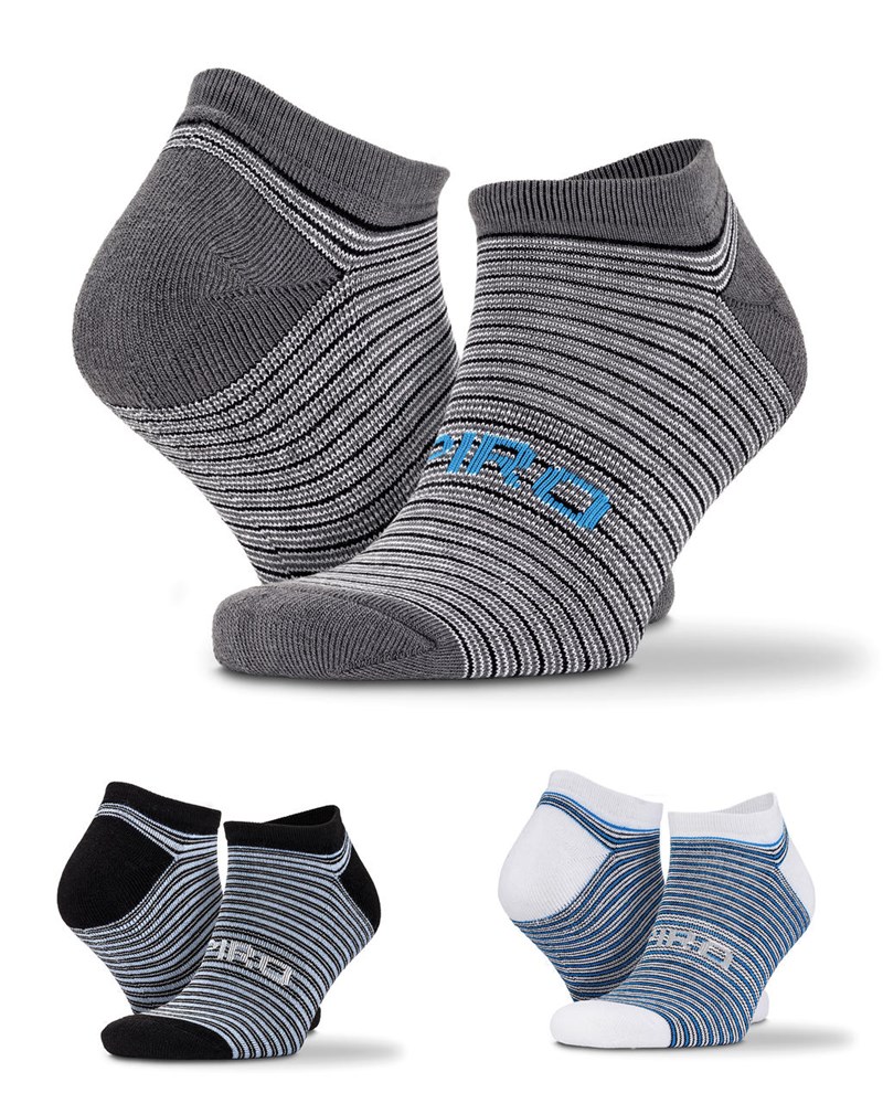 3-Pack Mixed Stripe Sneaker Socks