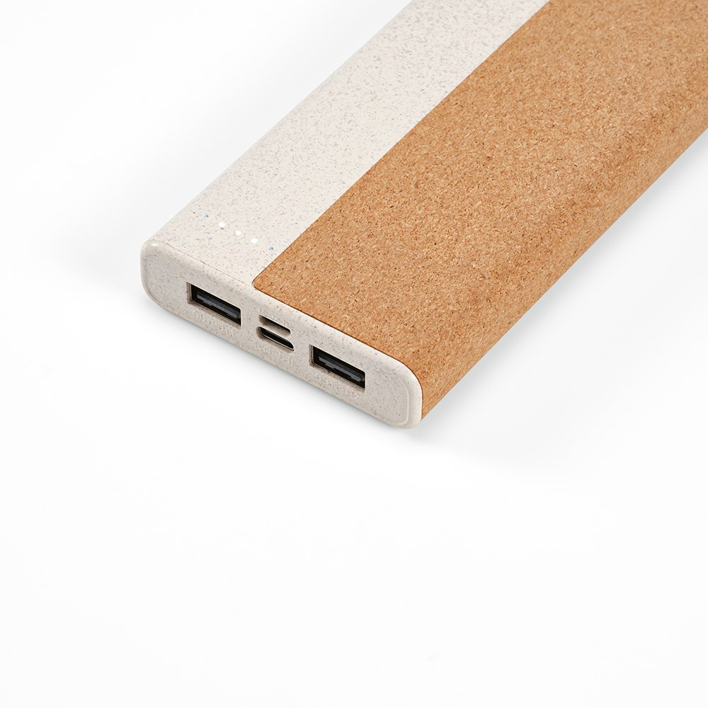 Archimedes Powerbank Batterij 10 000 mAh - Natuurlijk