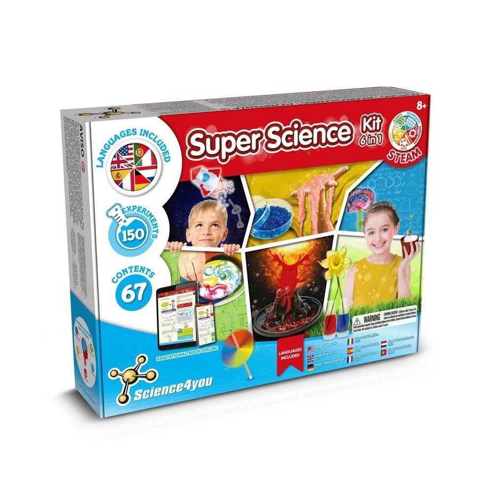 6 in 1 Super Science Kit I. Educatief spel voor kinderen