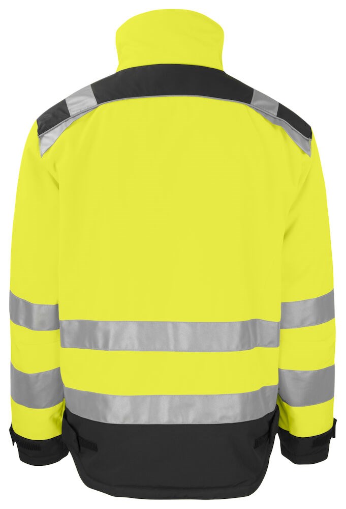 Jobman - 1346 Hi-Vis Winter Jacket Star Geel/Zwart XS