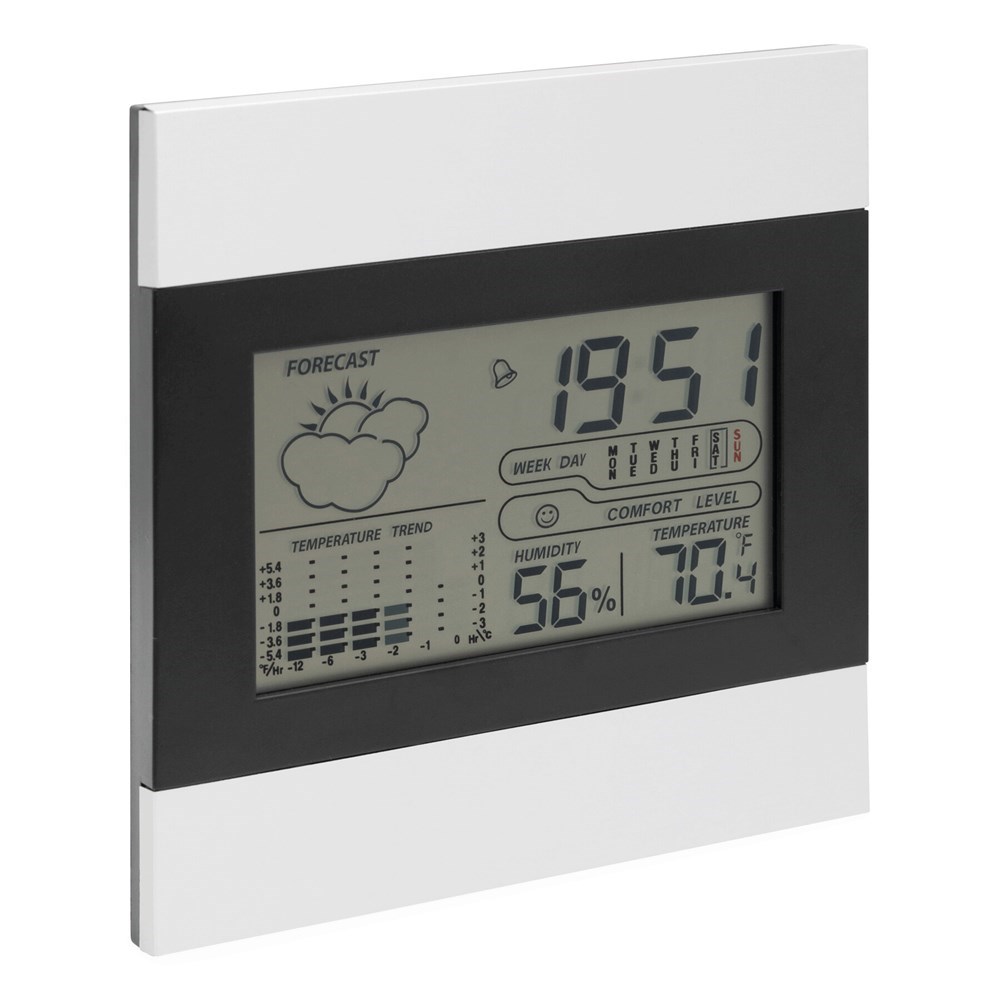 Weerstation met alarm en aluminium cover SHINY DAY