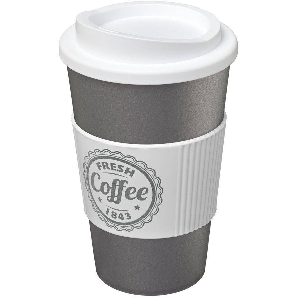 Americano® 350 ml geïsoleerde beker met grip