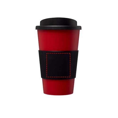 Americano® 350 ml geïsoleerde beker met grip