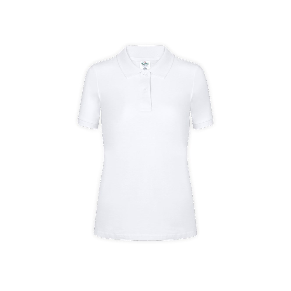 Dames Wit Polo Shirt "keya" WPS180